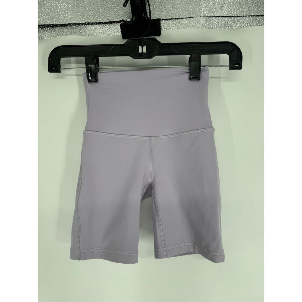 Lululemon‎ Align High Rise Shorts 6" Size 0 Biker Athletic Tight Nulu W7CK4S